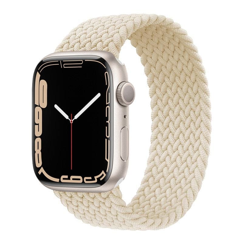 Solo Loop • elastisches Armband - Starlight / S / 38-40-41 mm - Apple Watch Armband