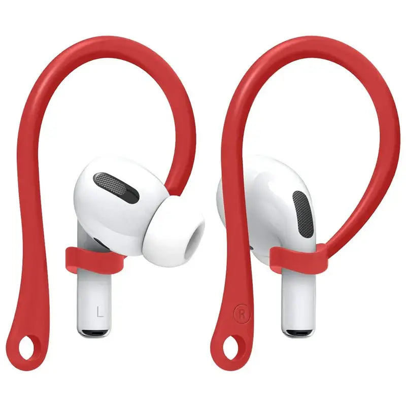 Airpods Zubehör - Sport-Ohrhaken für Apple Airpods - Red