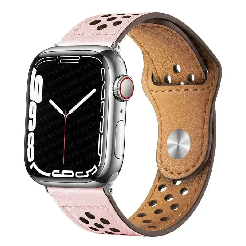 Apple Watch Armband - Sportarmband aus Kunstleder - Rosa / 38-40-41 mm