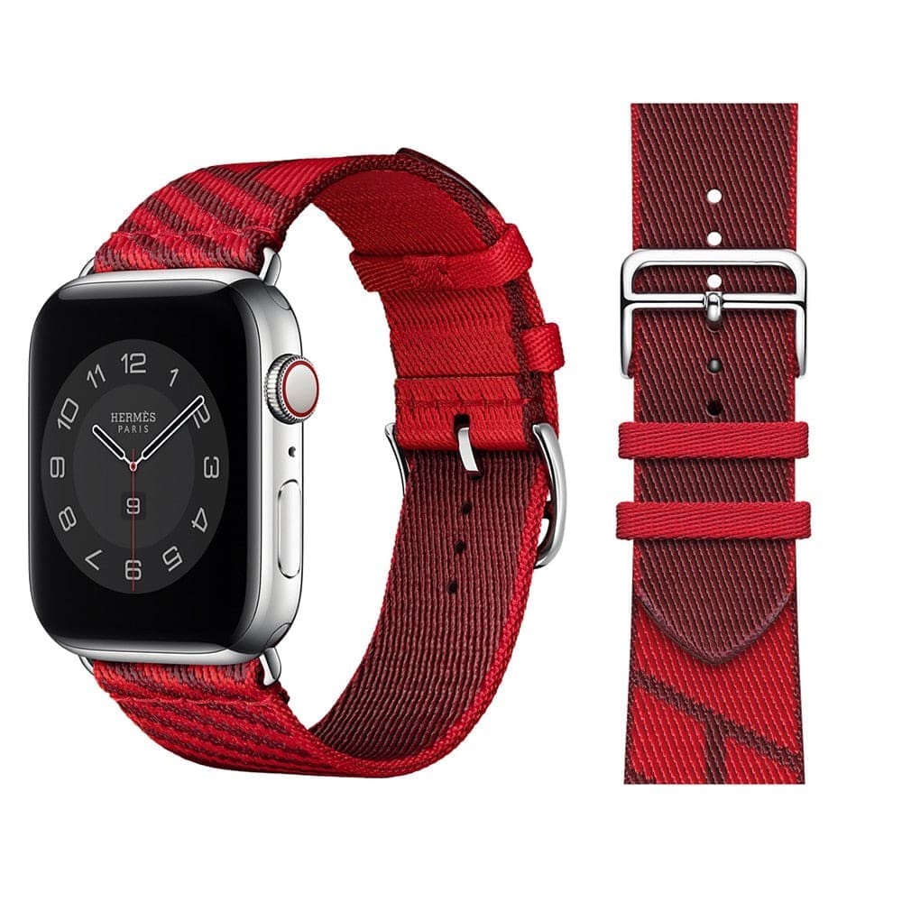 Textil Armband - Heart Red / 38 mm - Apple Watch Armband