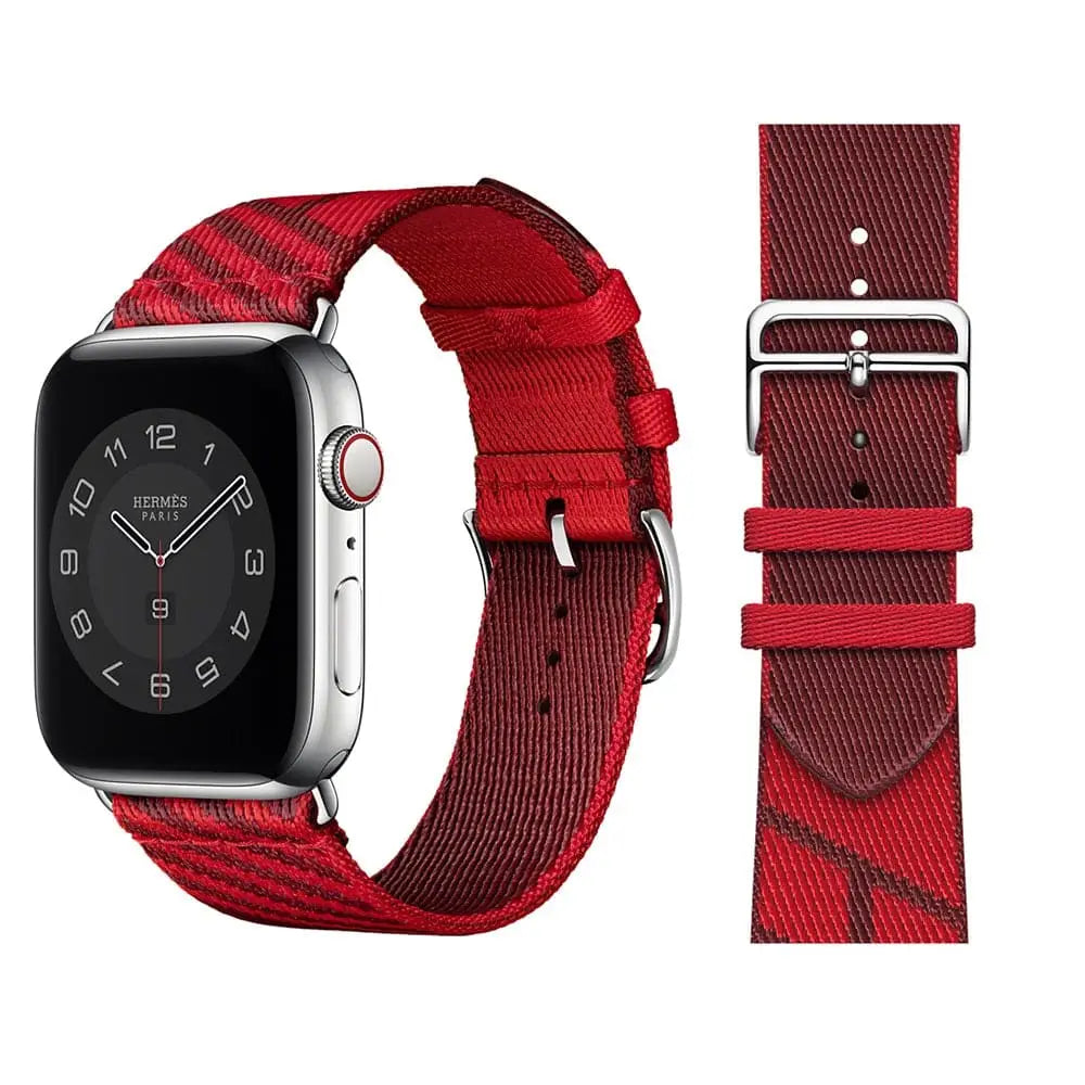 Apple Watch Armband - Textil Armband - Heart Red / 38 mm