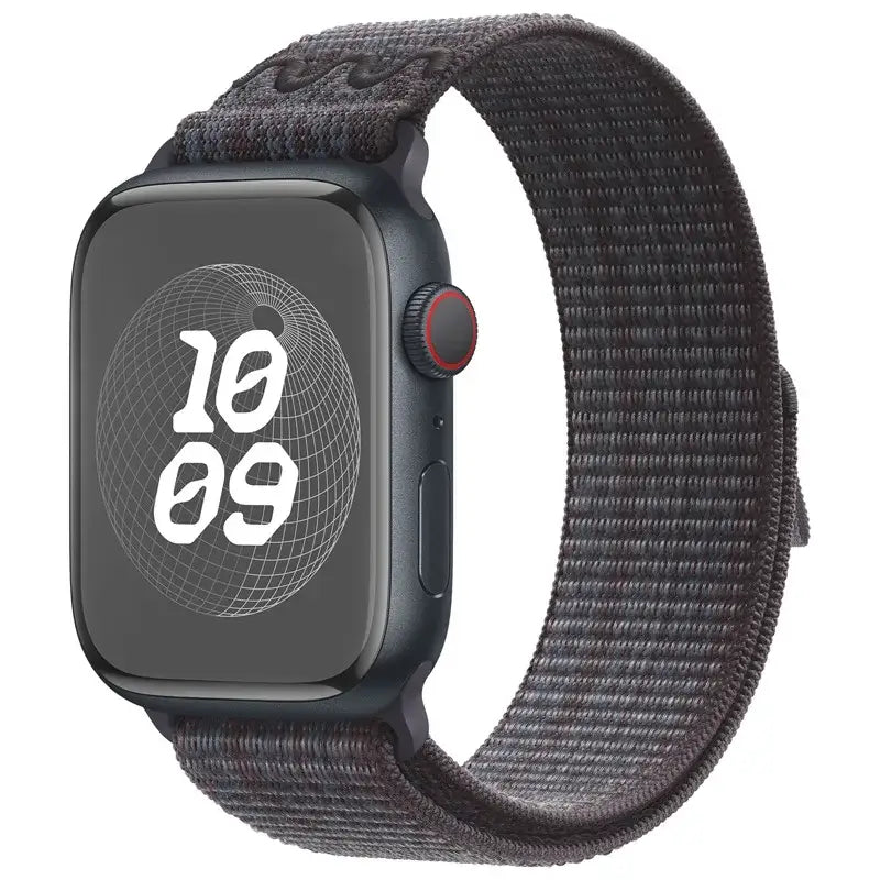 Apple Watch Armband - Weiches Nylon-Armband mit Klettverschluss - Midnight Blue / 38-40-41 mm